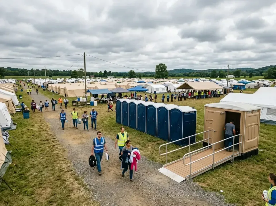 disaster-relief-camp-restrooms-010 — frequently asked questions, Dumpster & Portable Bathrooms Rental in Marlborough, MO